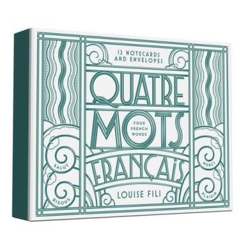 Quatre Mots Francais Notecards