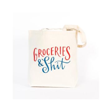 Groceries & Shit Tote Bag