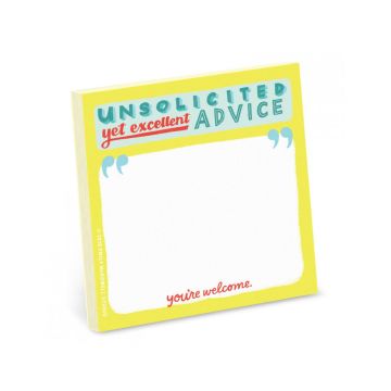 Unsolicited Advice Sticky Note