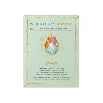 Birthday Quartz Fantasy Stone