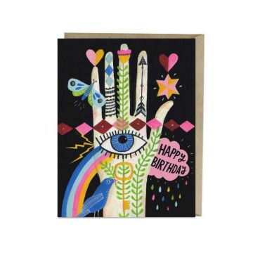 Rainbow Hand Birthday