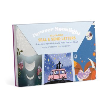 Forever Midnight All-in-One Send & Seal Letters Stationery Set