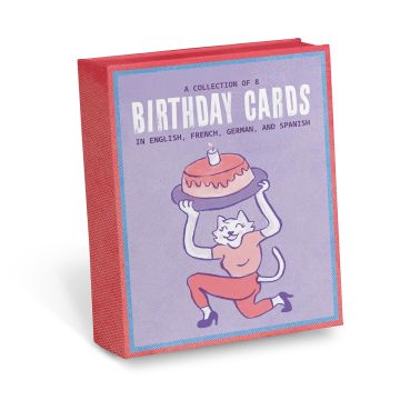 Around the World Multilingual Birthday Cards