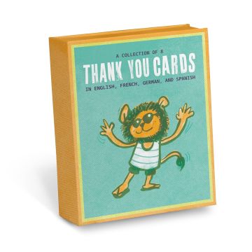 Around the World Multilingual Thank You Cards