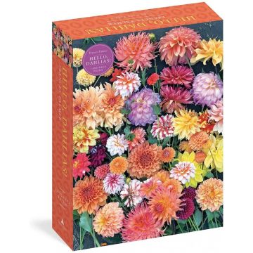 1000 piece puzzle: Hello, Dahlias!