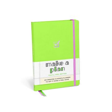 Large Hardcover Planner: Make A Plan