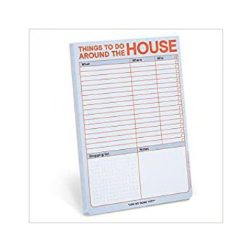 Classic Pad: Things To Do Around the House (with magnet)  (Pastel Version)