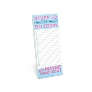 Pad: Stuff To Do Today Make-a-List Pads