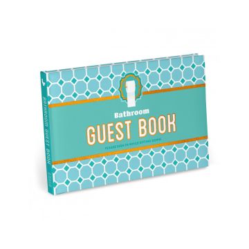 Knock Knock Bathroom Guestbook