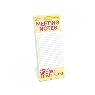 Meeting Notes Make-a-List Pads