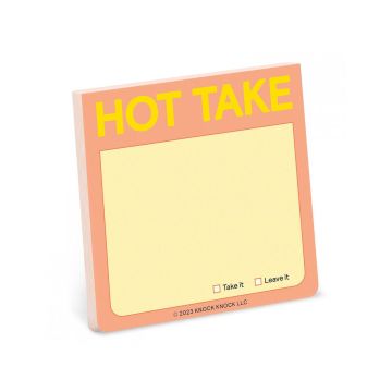 Hot Take Sticky Note