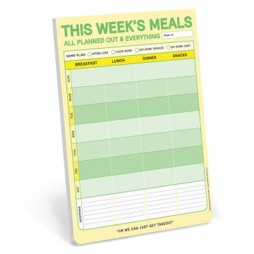 Sticky Notepad: This Week's Meals