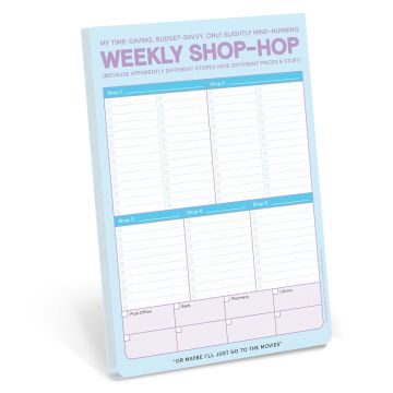 Classic Pads: Weekly Shop-Hop Pad with Magnet