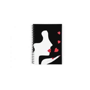 Cameo Girl A4 Wiro Bound Notebook