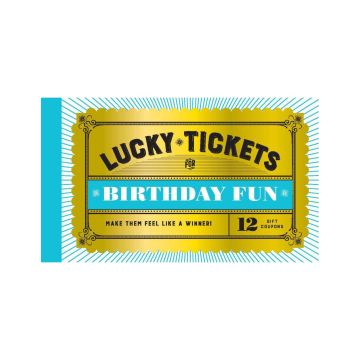 Lucky Tickets for Birthday Fun