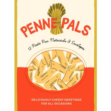 Penne Pals: 12 Pasta Pun Notecards & Envelopes