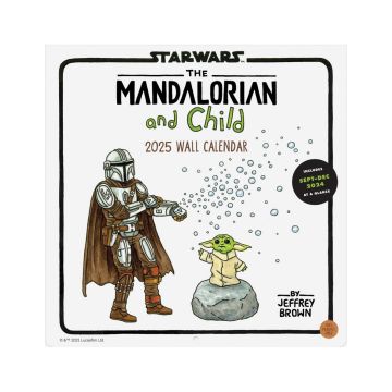 2025 Wall Calendar: The Mandalorian and Child