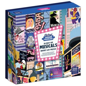 Puzzle - 50 Must-See Musicals Bucket List