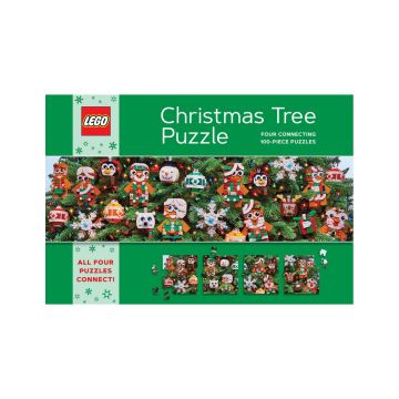 Puzzle - 400 Piece: LEGO Christmas Tree