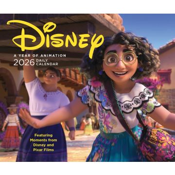 Disney A Year of Animation 2026 Daily Calendar