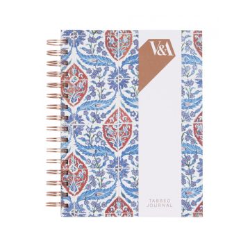 V&A Tabbed Notebook A5