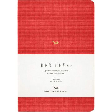 A Notebook for Bad Ideas (Red/Plain)