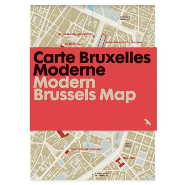 Modern Brussels Map / Carte Bruxelles Moderne