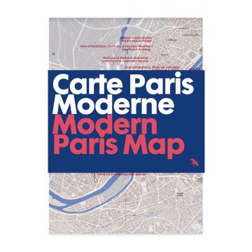 Modern Paris map / Carte Paris Moderne