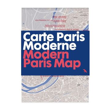 Modern Paris map / Carte Paris Moderne