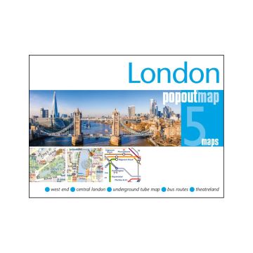 London Double Popout Map