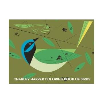 Charley Harper Birds & Words Deluxe Coloring Book