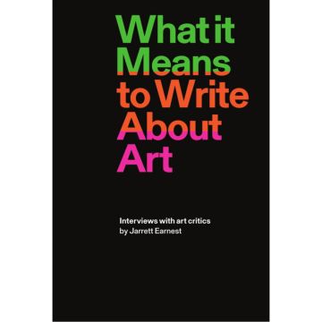 What It Means to Write about Art