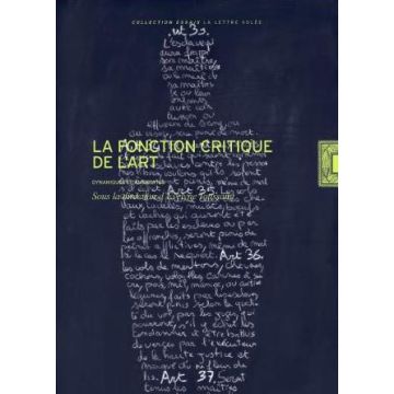 La Fonction Critique de l'Art