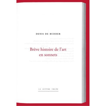 Brève histoire de l'art en sonnets