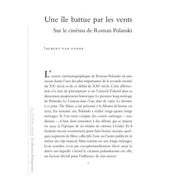 Une île battue par les vents. Sur le cinéma de Roman Polanski