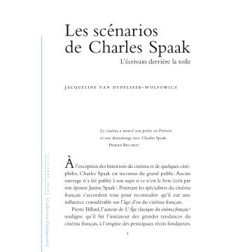 Les Scenarios de Charles Spaak