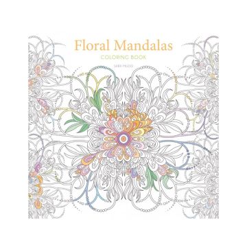 Floral Mandalas Coloring Book