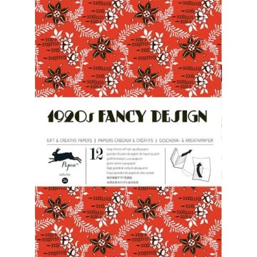 Gift wrapping paper book N°34: 1920s Fancy Design