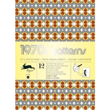 Gift wrapping paper book # 54: 1970s patterns