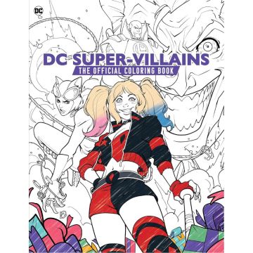 DC Comics Super-Villains Coloring Book